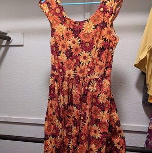 Large modcloth autumn fall dress
